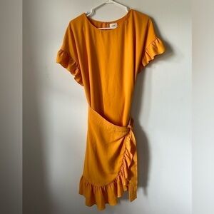 Wilfred Ninette Orange ‎ Mini Dress